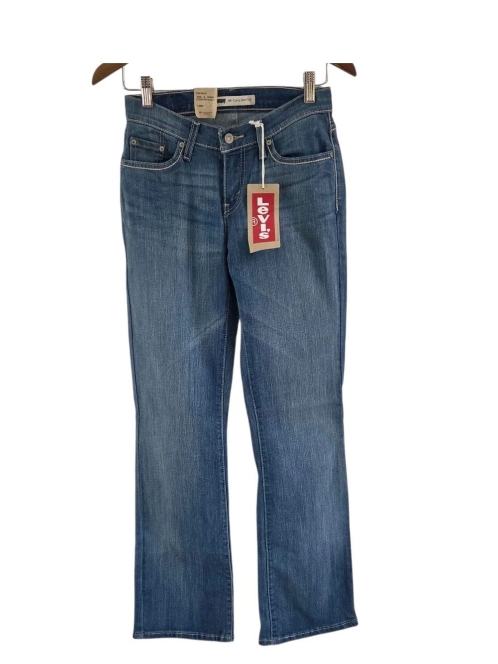 Levis 529 Womens Jeans Curvy Bootcut Blue Denim Medium Wash Size 4 27 / 32